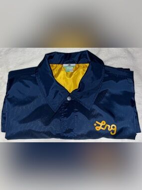Vintage LRG Snap-Button Navy Coach Jacket (XL)